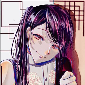 中華長髪男子