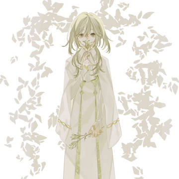 緑ぽい子