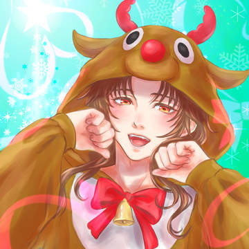 トナカイ着ぐるみ姫ちゃん