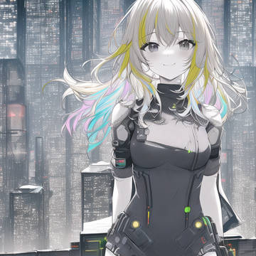 cyberpunk girl