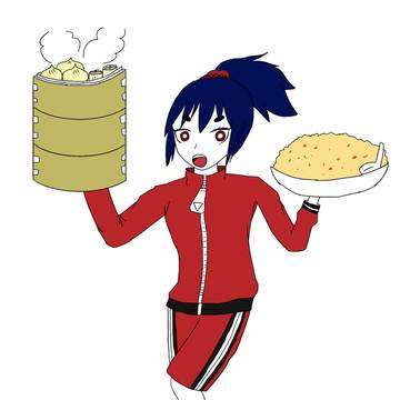 中華料理屋の看板娘