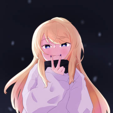 冬らしい絵を