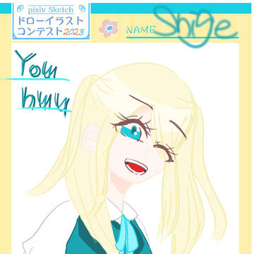 洋風の女の子描いてみた