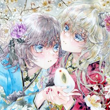 白梅と雪うさぎ