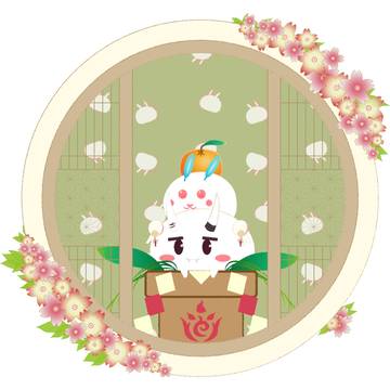 ぽよ余~被櫻花包圍