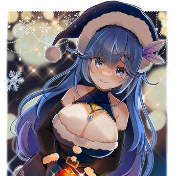青サンタセリアちゃん