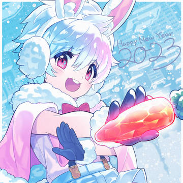 2023年の白うさぎ