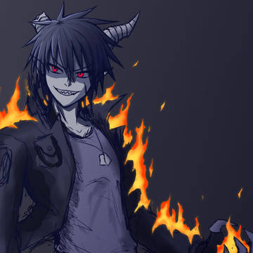 The devil with one horn