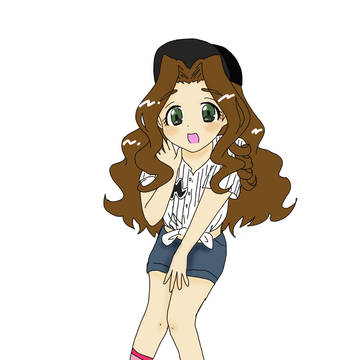 去年描いた若葉ちゃん
