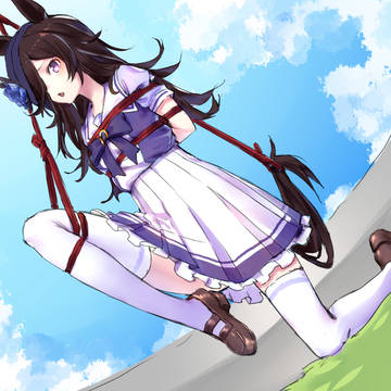 ライスシャワー 訓練中