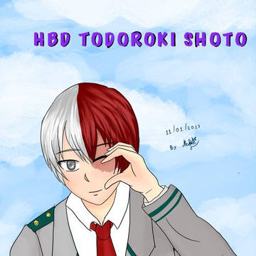 (Fanart) Todoroki Shoto  ❄️🔥