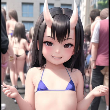 Careful! There's an Oni around..