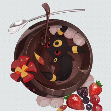 ブラッキーとチョコドーム