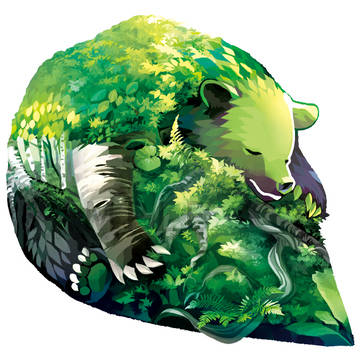 白神山地世界遺産センター（秋田）公式キャラクター「コケムス君」