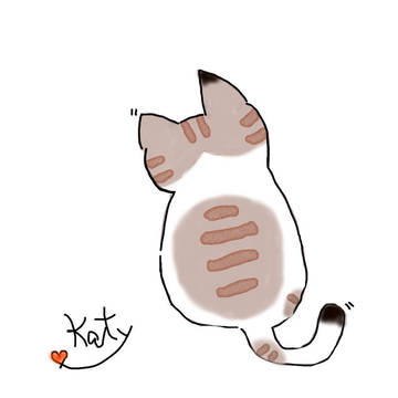 猫 後ろ姿