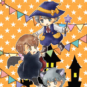 2022ハロウィン絵。