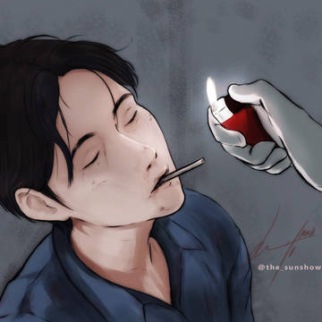the last cigarette...