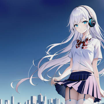 city sky and gril