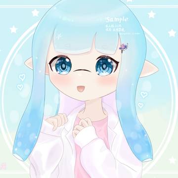 クラブラ大好きイカちゃん描いてみました!
