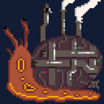 64x64 Space Snail