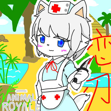 可爱小猫护士