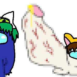 Di Gi Charat Among Us Giant Cock