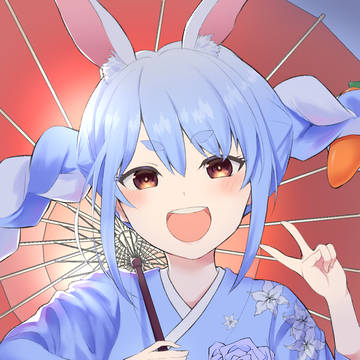 うさぎ年の年賀状・ぺこらバージョン🐰