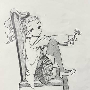 クルミ(鉛筆画)
