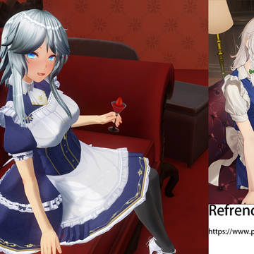 Sakuya art recreation #1