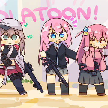 AR-15さんとピンククロスオーバー小隊!