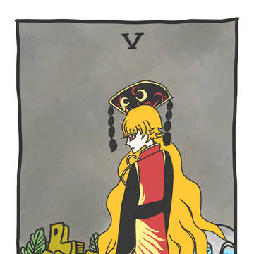 【TOUHOU TAROT】カップの５
