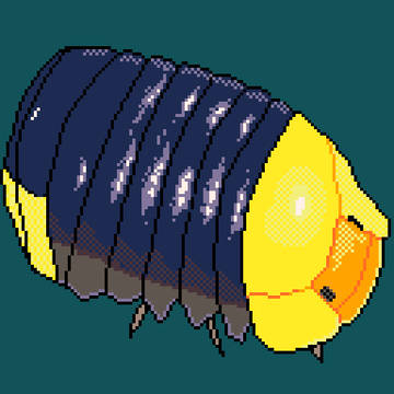 Pixel Rubber Ducky Isopod