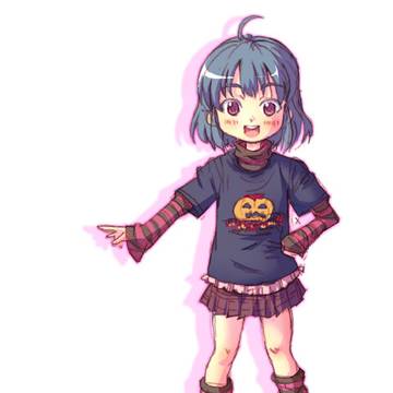 落書き少女