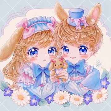 🐰ふたごのうさぎさん🐰