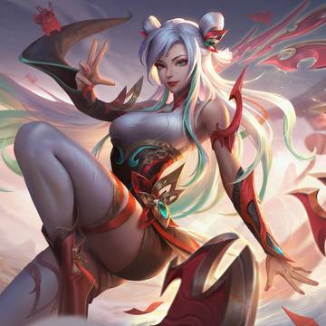 Mythmaker Irelia英雄联盟剪纸仙灵-艾瑞莉亚