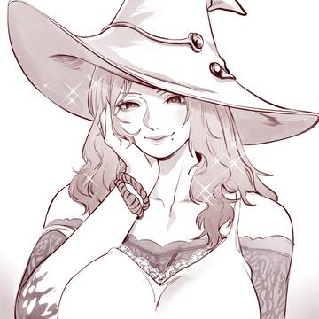 きょぬー魔女お姉さん