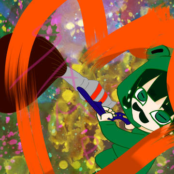 かやお　スプラ風イラスト