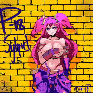 P-18 Sylpid grafitti