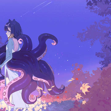 Ninomae Ina’nis ‘s back—