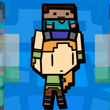 Walfas - Alex Holds a Smol Steve