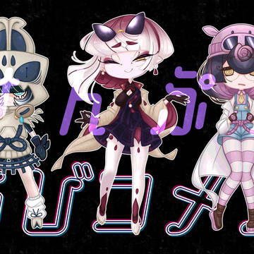 【狐面党】ちびコメン
