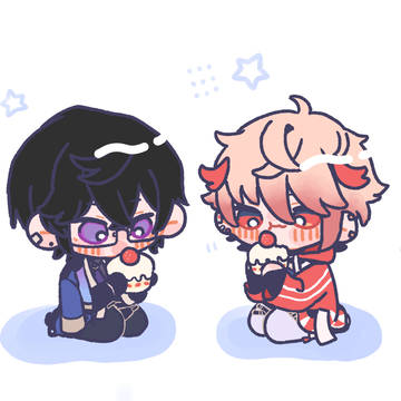 🍰💙🧁❤️
