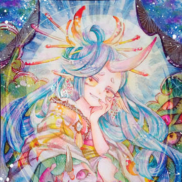 水彩：創作／沼姫