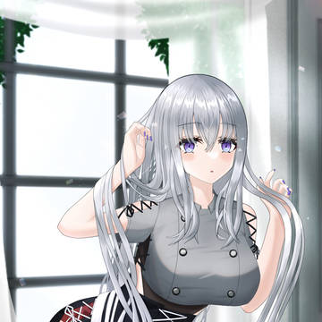 「うちなびく　春来るらし　窓の際の」