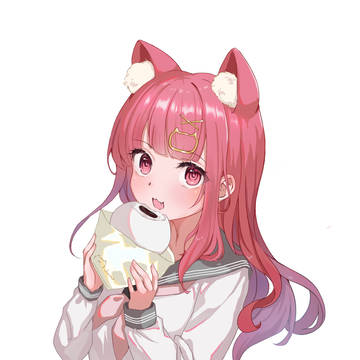 猫耳娘とほかほかのあんパン♡