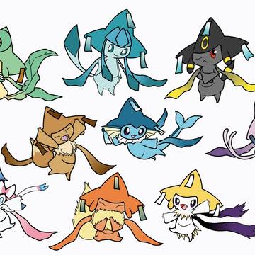 イーブイフレンズ風ジラーチ