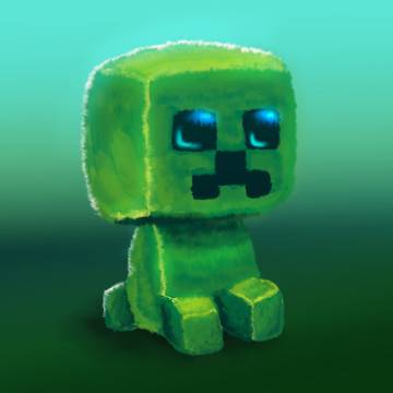 Creeper, but fluffy
