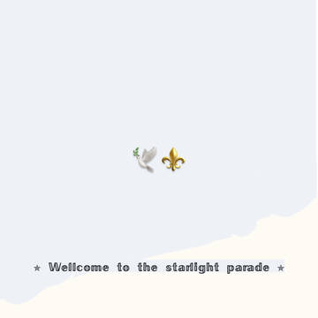 🕊 と ⚜️のイメージドレスデザイン