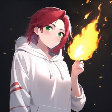 붉은 머리 마법사