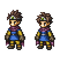 DQ3の勇者　オクトパストラベラー風